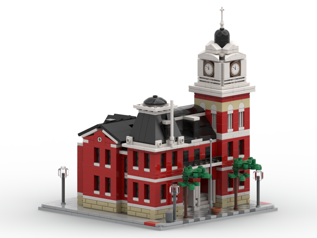 Covington courthouse – kit from LEGO® bricks