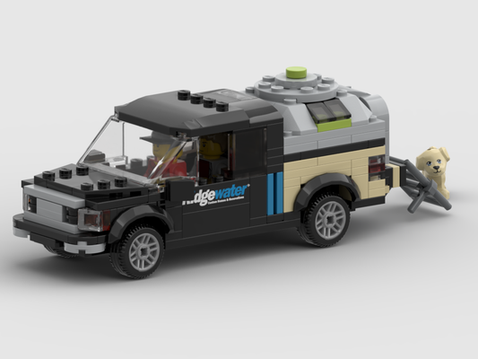 Vancity Adventure pick-up with tent – kit from LEGO® bricks