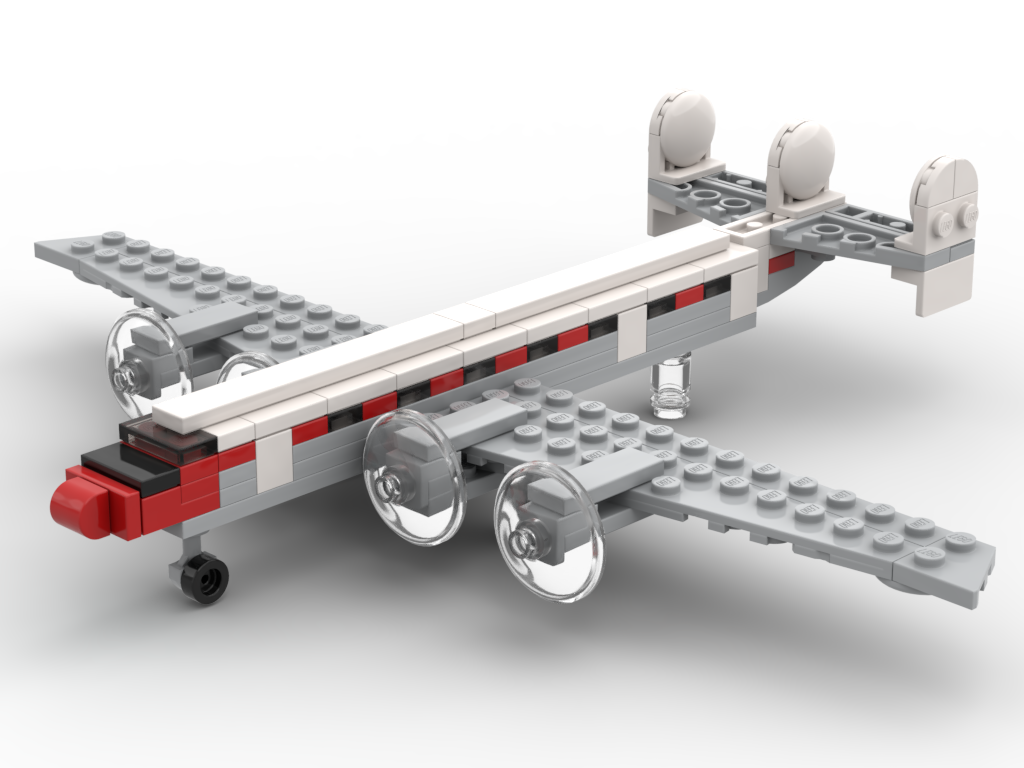 Micro Lockheed L-1049 Super Constellation – kit from LEGO® bricks