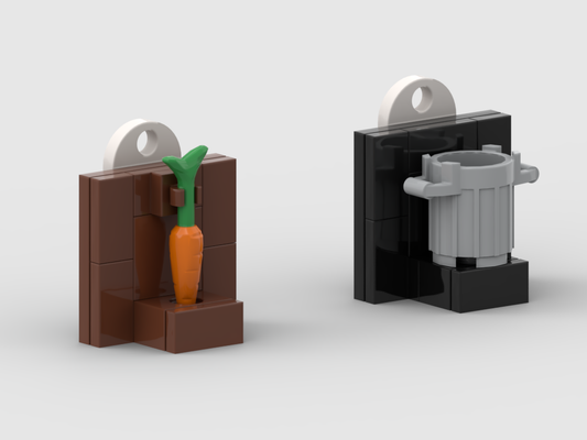 Recycling logos (expansion pack) – kit from LEGO® bricks