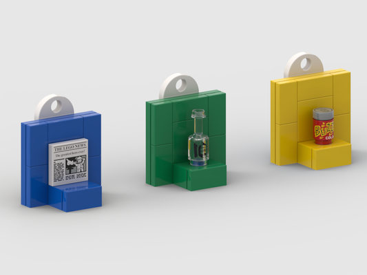 Recycling logos – kit from LEGO® bricks