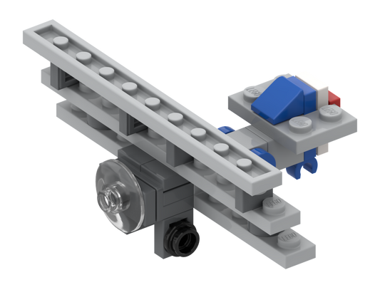 Micro Sopwith triplane – kit from LEGO® bricks