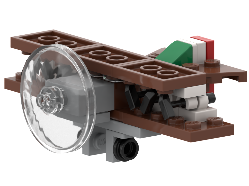 Micro Fiat CR.1 – kit from LEGO® bricks