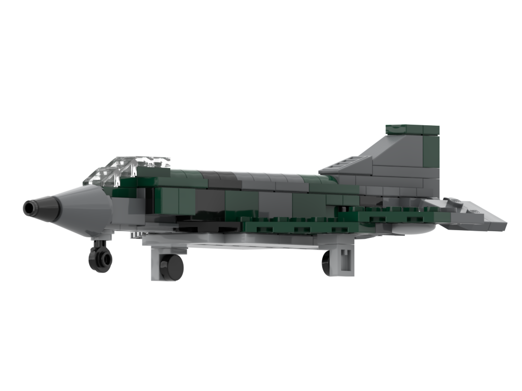 Micro McDonnell Douglas F-4 Phantom – kit from LEGO® bricks
