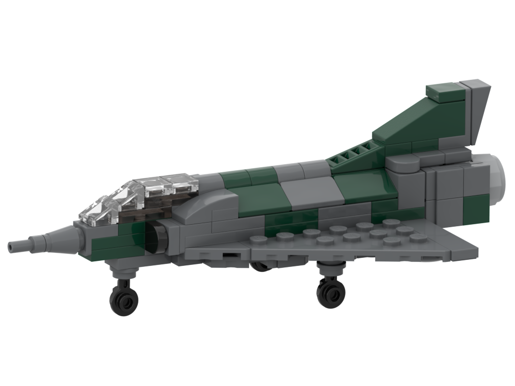Micro Dassault Mirage 2000 – kit from LEGO® bricks