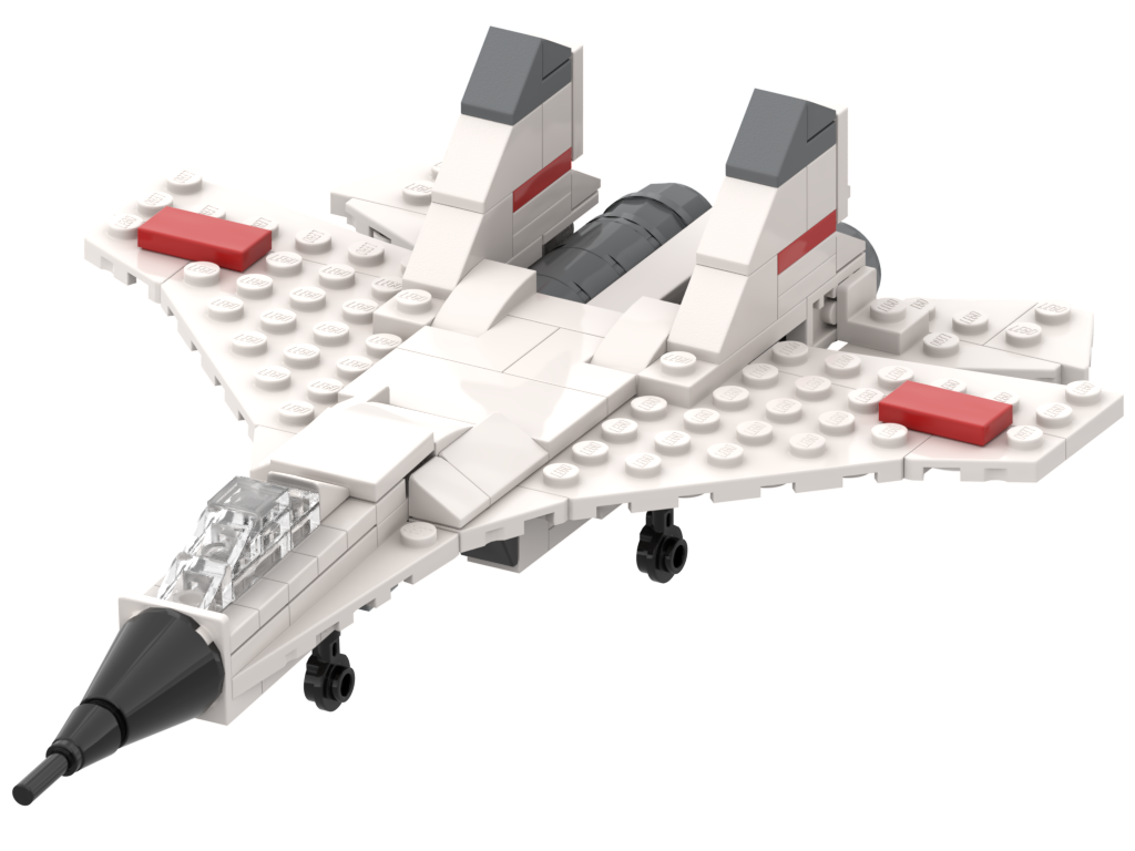Micro Shenyang J-11 – kit from LEGO® bricks