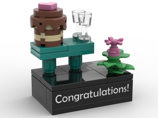 Congratulations – on your wedding – kit from LEGO® bricks