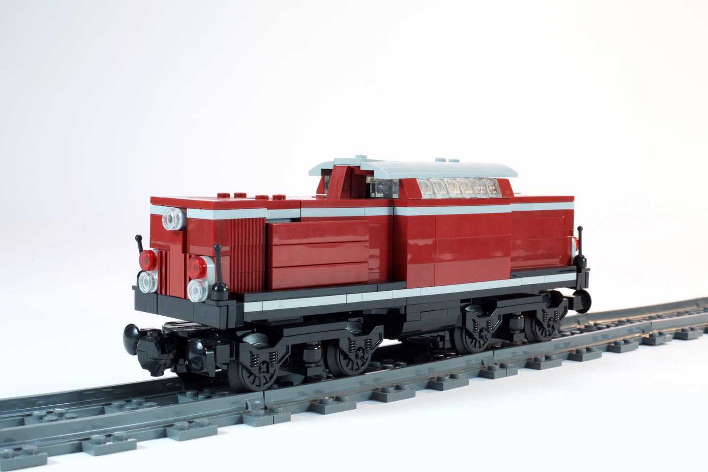 Diesellok V 100 der DB – Bausatz aus LEGO®-Steinen