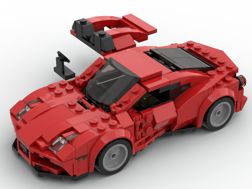 Ferrari 488 GTB & Spider – Bausatz aus LEGO®-Steinen