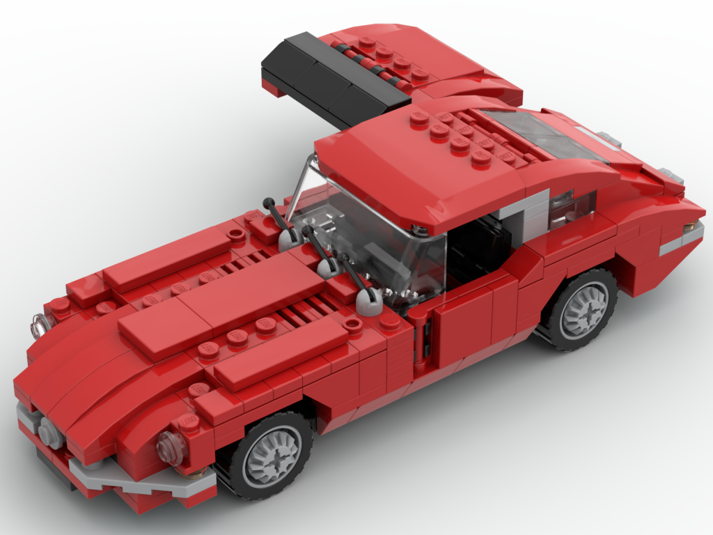 Jaguar E-type – kit from LEGO® bricks