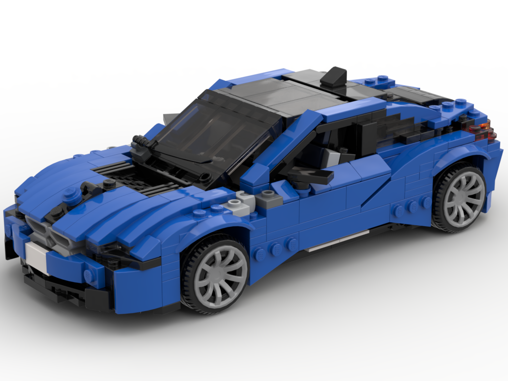 BMW i8 Hybrid Coupé – Bausatz aus LEGO®-Steinen