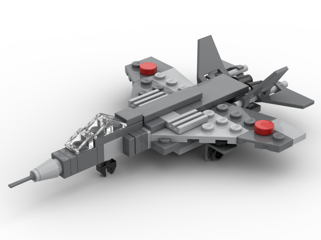 Mikojan-Gurewitsch MiG-29 – Bausatz aus LEGO®-Steinen