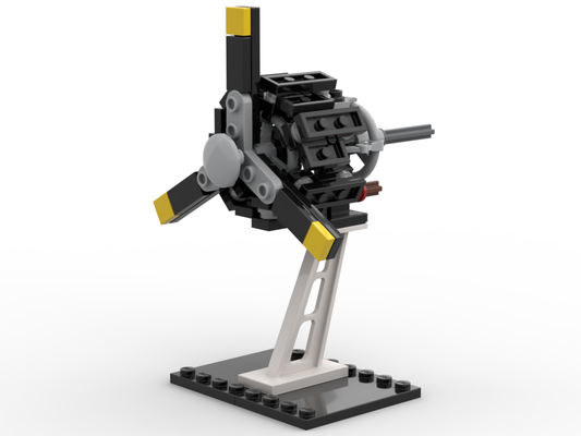 Nakajima NK1C Sakae-12 Motor – Bausatz aus LEGO®-Steinen