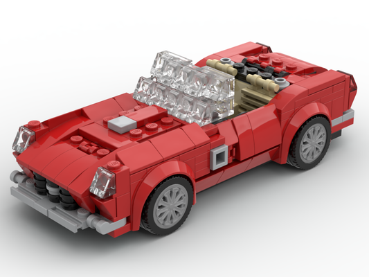 Ferrari 250 GT SWB – Ferris macht blau – Bausatz aus LEGO®-Steinen