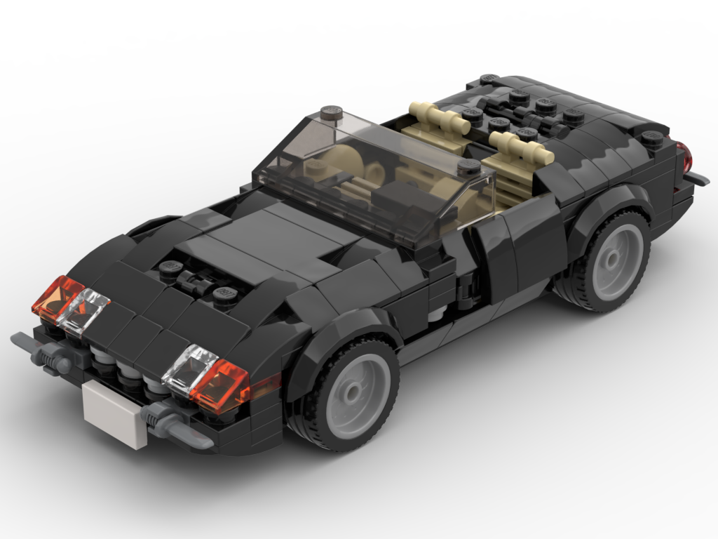 Ferrari 365 GTS – Miami Vice – Bausatz aus LEGO®-Steinen