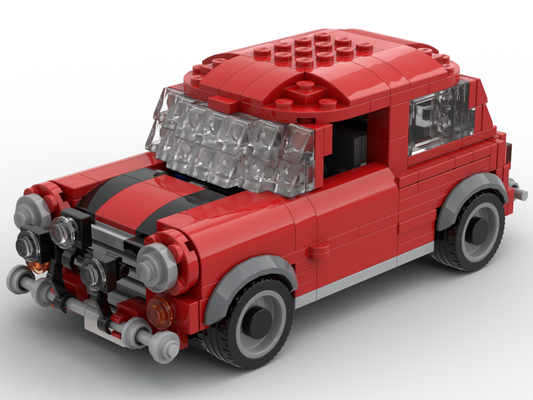 Mini Cooper S – Charlie staubt Millionen ab – Bausatz aus LEGO®-Steinen