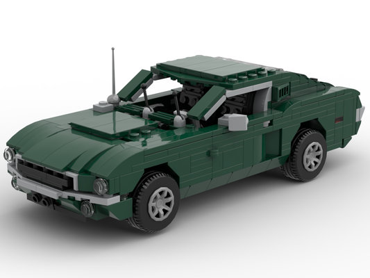 Ford Mustang – Bullitt – Bausatz aus LEGO®-Steinen