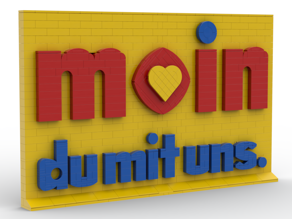 Logo – EQting – Bausatz aus LEGO®-Steinen