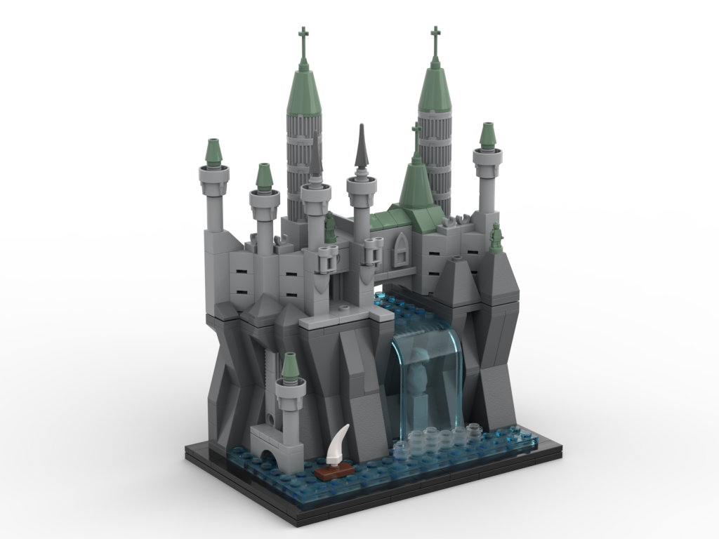 Burg des schlafenden Drachen (Burg 1) – Bausatz aus LEGO®-Steinen