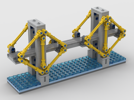 Auslegerbrücke – Bausatz aus LEGO®-Steinen