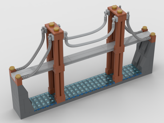 Hängebrücke – Bausatz aus LEGO®-Steinen