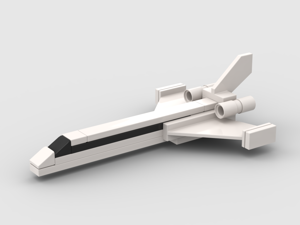 Düsenflugzeug – Bausatz aus LEGO®-Steinen