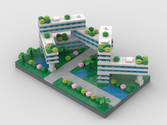 Das Interlace – Bausatz aus LEGO®-Steinen