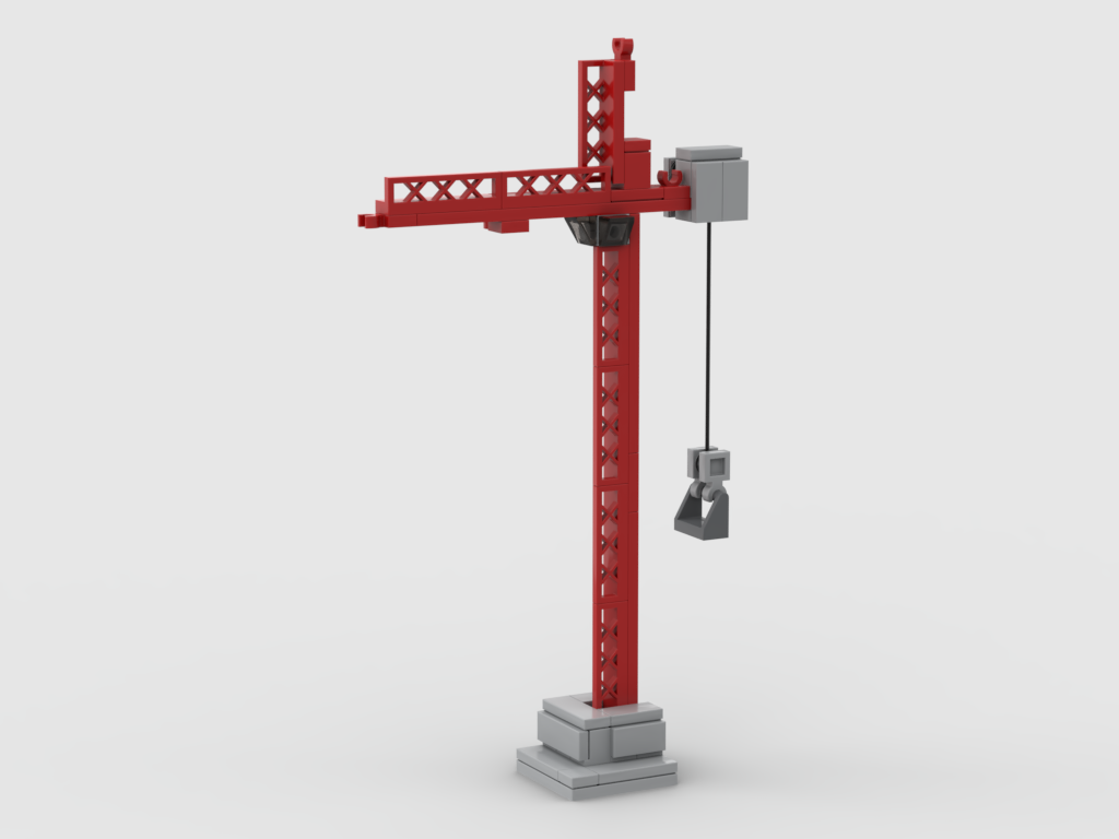 Tower crane – kit made from LEGO® bricks