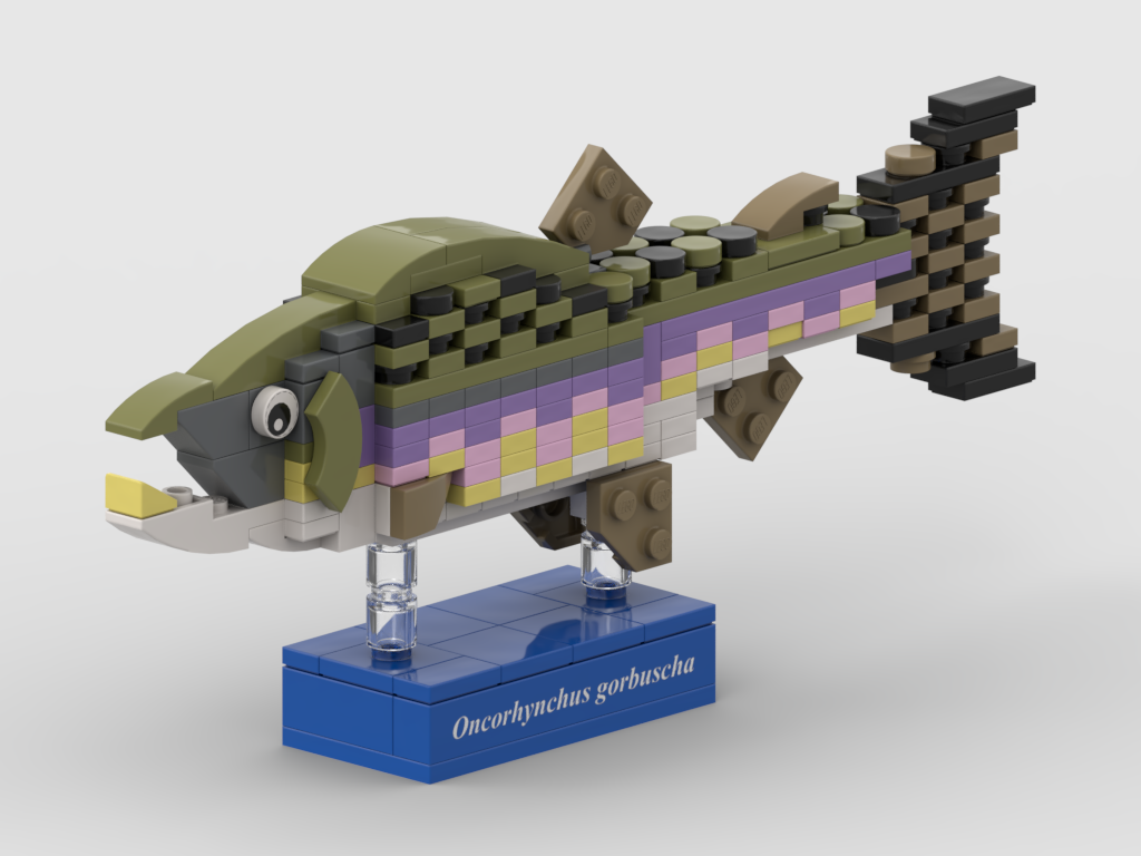 Pink salmon – kit from LEGO® bricks