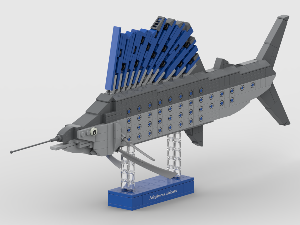 Fächerfisch – Bausatz aus LEGO®-Steinen