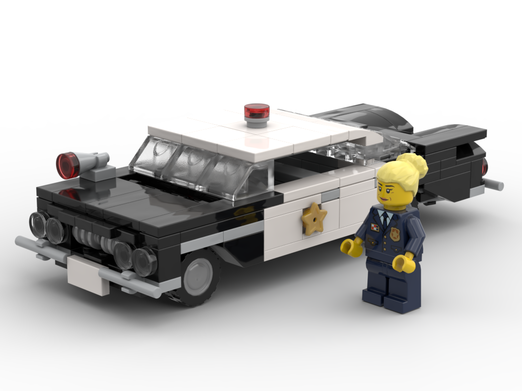 Chevrolet Bel Air 1959 Fire/Police Chief – Bausatz aus LEGO®-Steinen