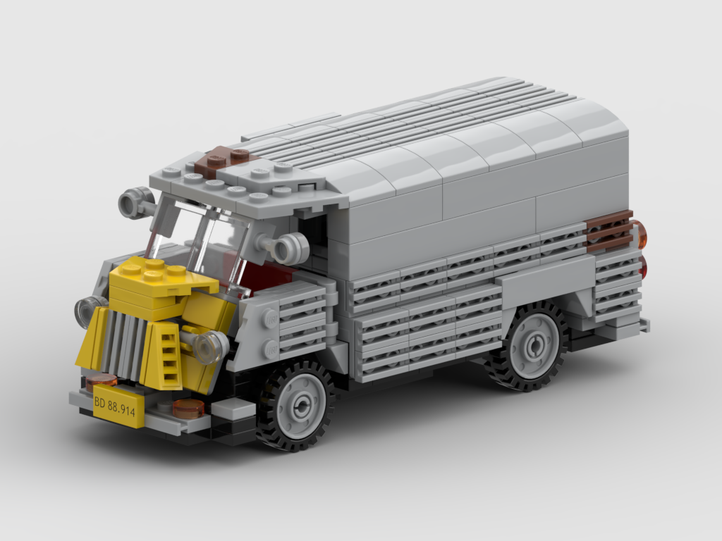 Citroën HY 1964 „Olsenbande“  – Bausatz aus LEGO®-Steinen