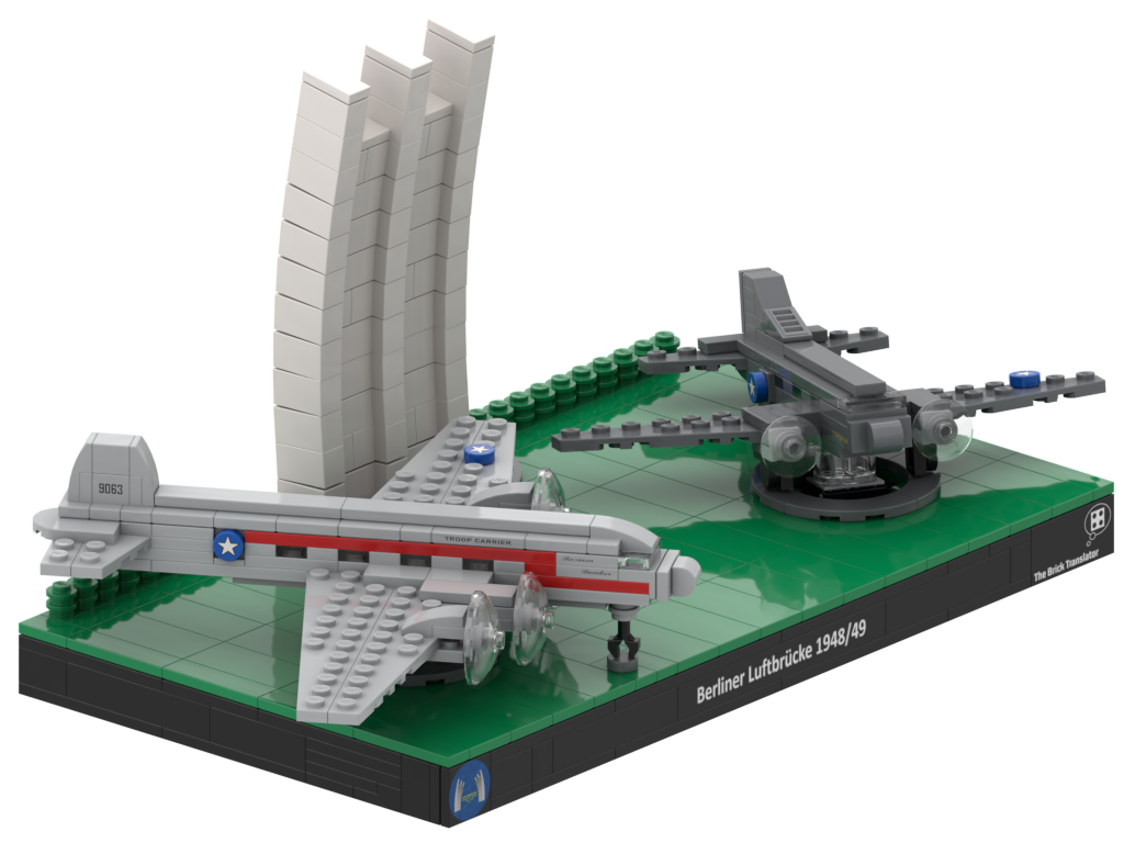 Frankfurt Airlift Memorial – kit from LEGO® bricks