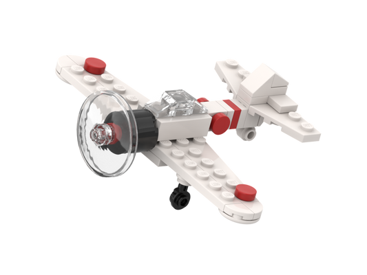 Micro Mitsubishi A6M Zero – Bausatz aus LEGO®-Steinen