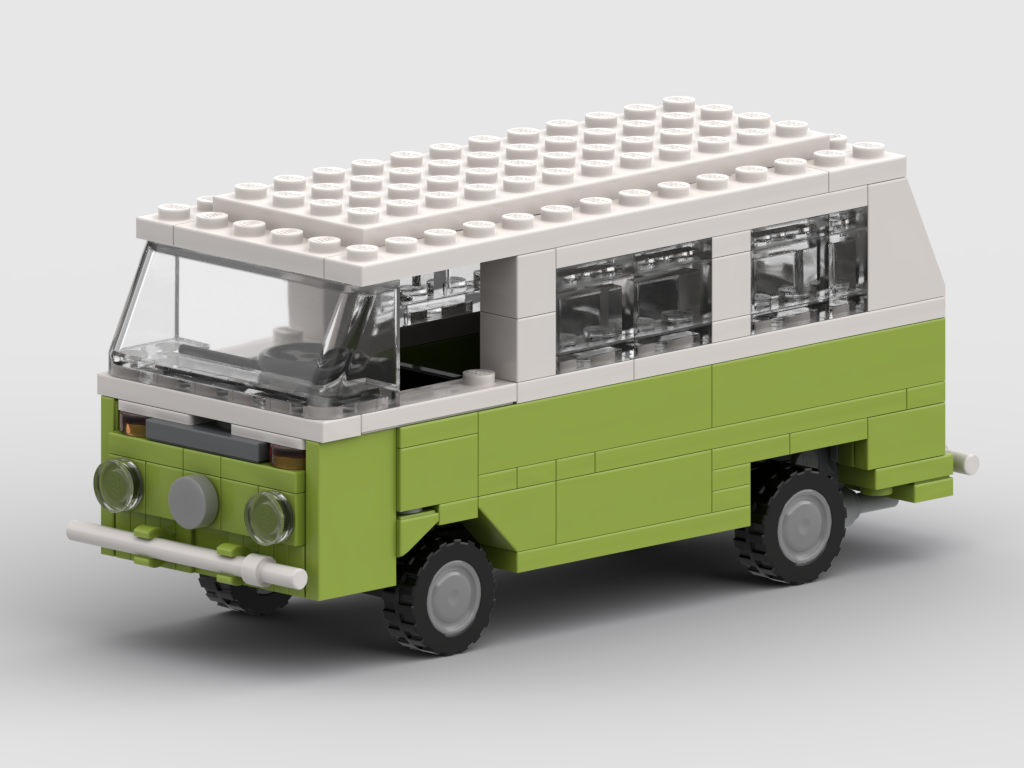 VW bus T2b – kit from LEGO® bricks