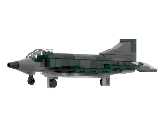 Micro McDonnell Douglas F-4 Phantom – Bausatz aus LEGO®-Steinen