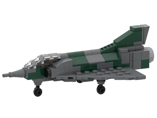 Micro Dassault Mirage 2000 – Bausatz aus LEGO®-Steinen