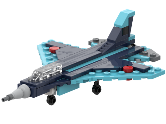 Micro Mitsubishi F-2 – kit from LEGO® bricks