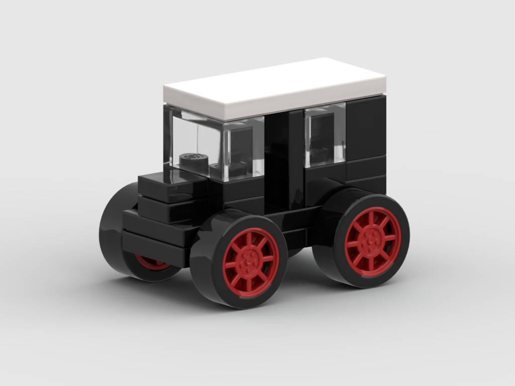 Micro vintage car – kit from LEGO® bricks