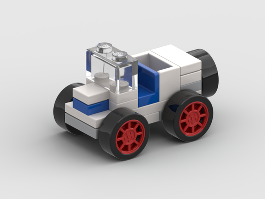 Micro jeep – kit from LEGO® bricks