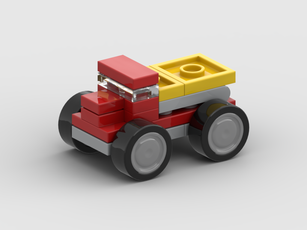 Micro dump truck – kit from LEGO® bricks