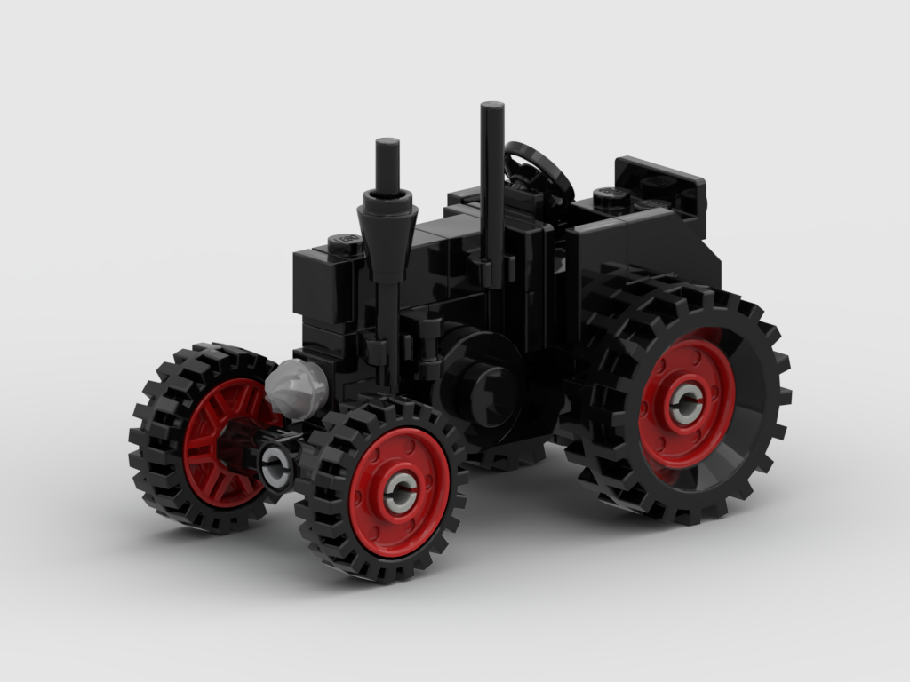 Lanz Bulldog – kit made from LEGO® bricks