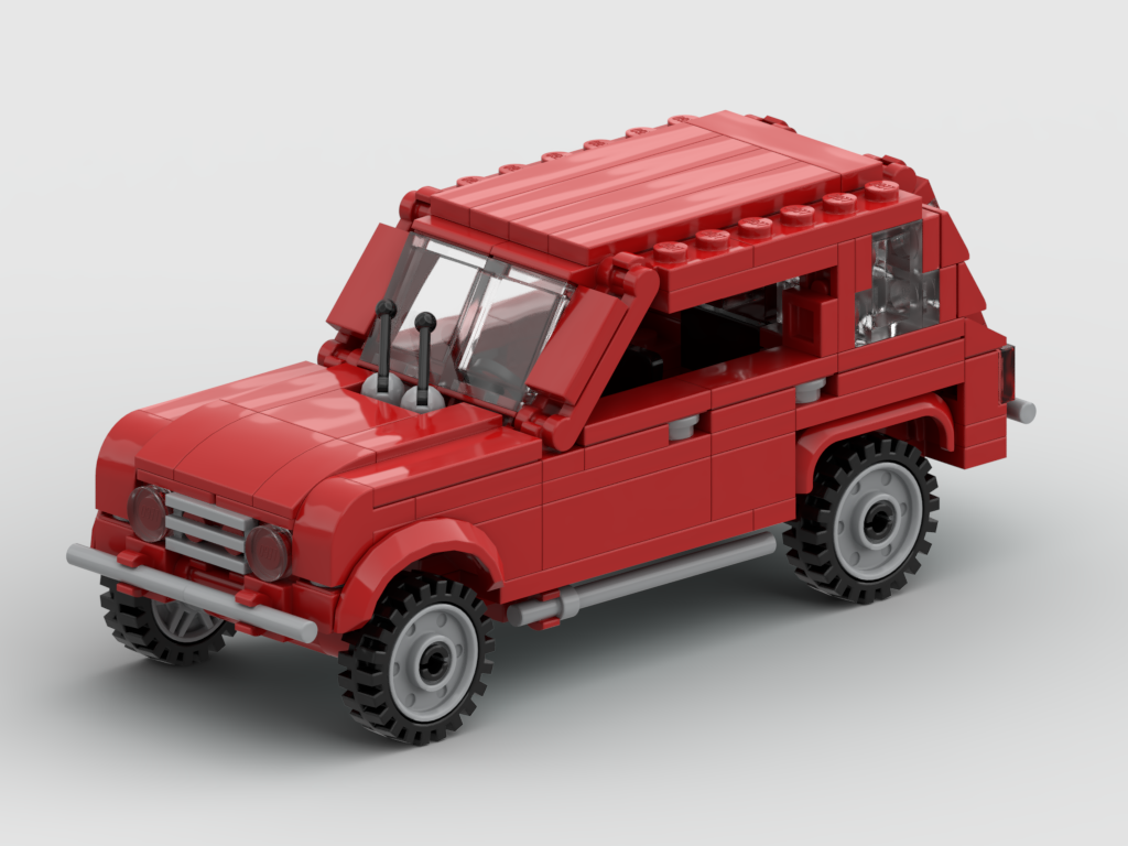 Renault 4 – Bausatz aus LEGO®-Steinen