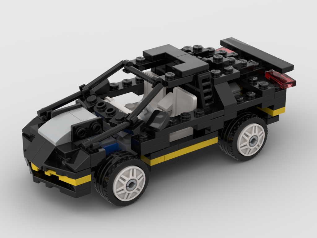 Mini Super Car 1994 – Bausatz aus LEGO®-Steinen