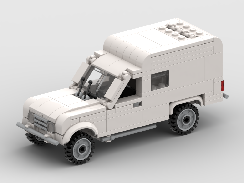 Renault 4 F6 – Bausatz aus LEGO®-Steinen