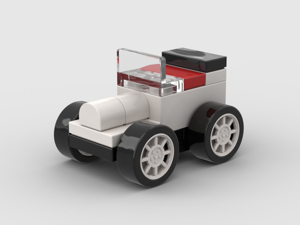 Micro Rolls-Royce 1909 – kit from LEGO® bricks