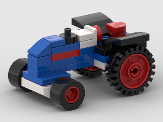 Micro farm tractor – kit from LEGO® bricks