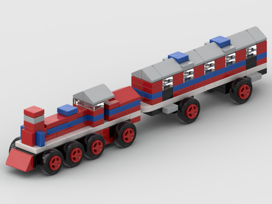 Micro train – kit from LEGO® bricks