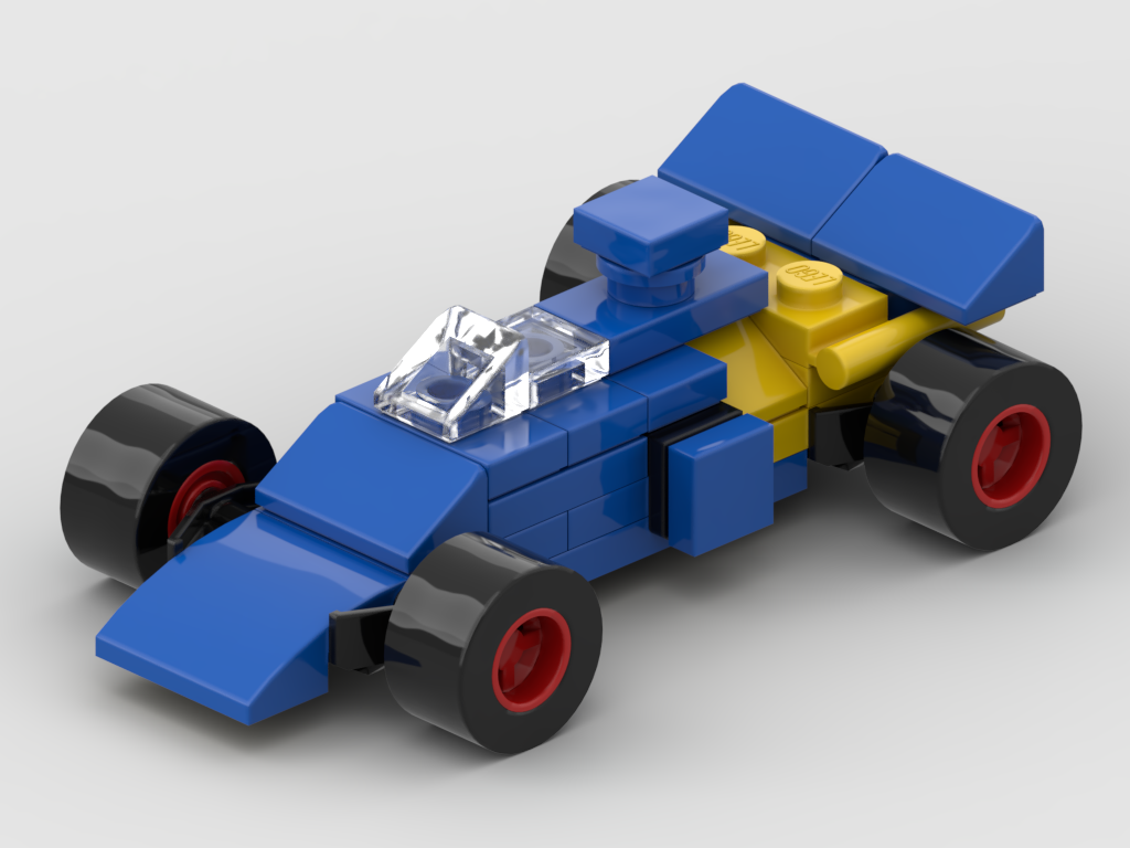 Micro Formula 1 race car – kit from LEGO® bricks