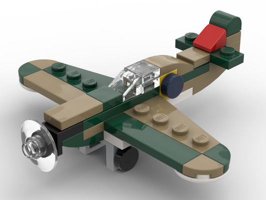 Micro Supermarine Spitfire Mk I – Bausatz aus LEGO®-Steinen